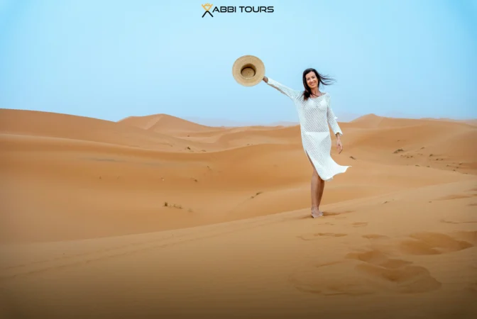 women in the desert
