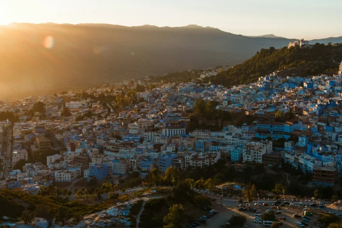 the blue city of chefchaeoun