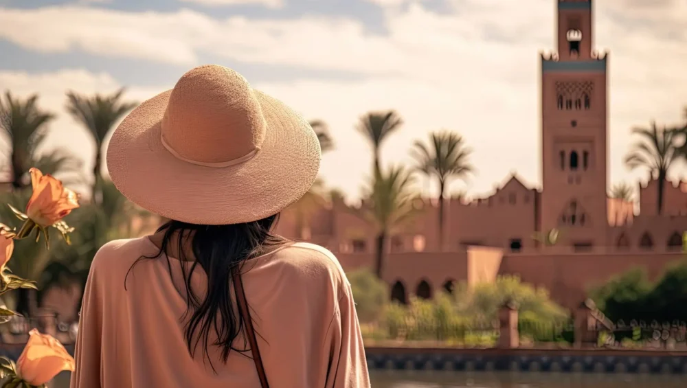 solo woman in marrakech