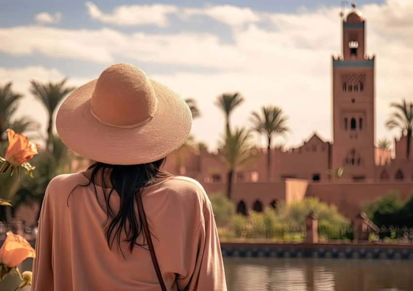 solo woman in marrakech