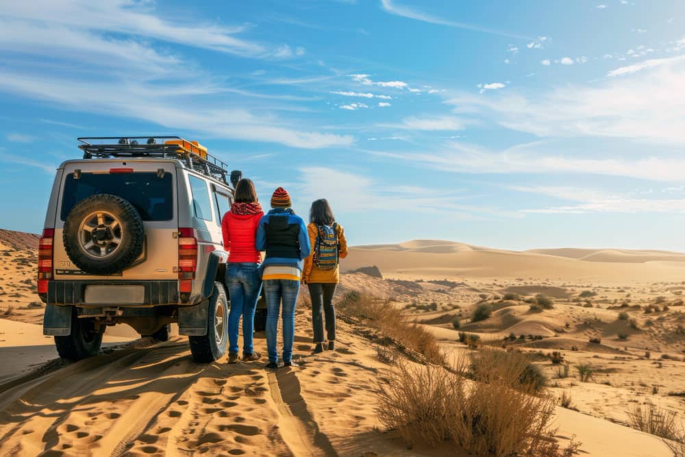 driving in Merzouga