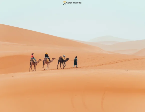 Camel ride in Merzouga